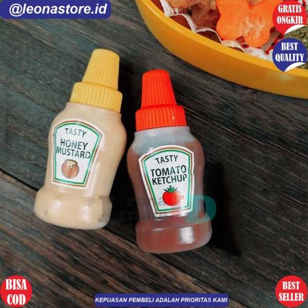 

JUNMIAO Botol Saus Mini Tomato Ketchup Sauce Bottle 25ml 2 PCS - HG25