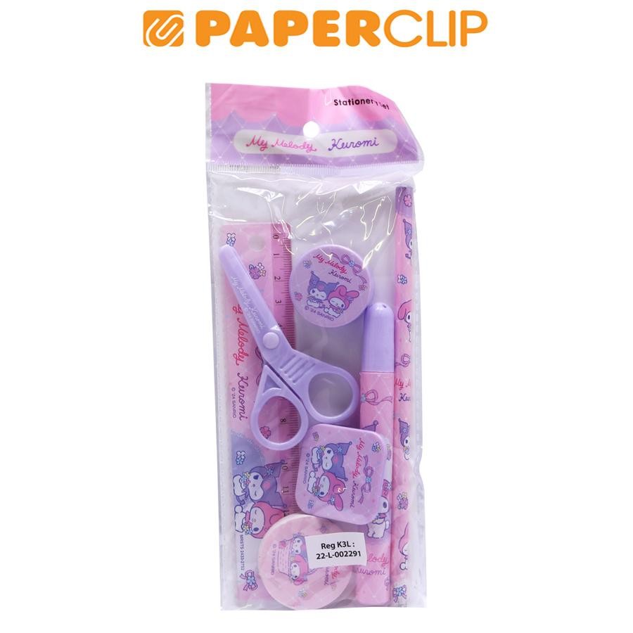 

PAKET ALAT TULIS / STATIONERY SET ADINATA MY MELODY - KUROMI 2433-2752