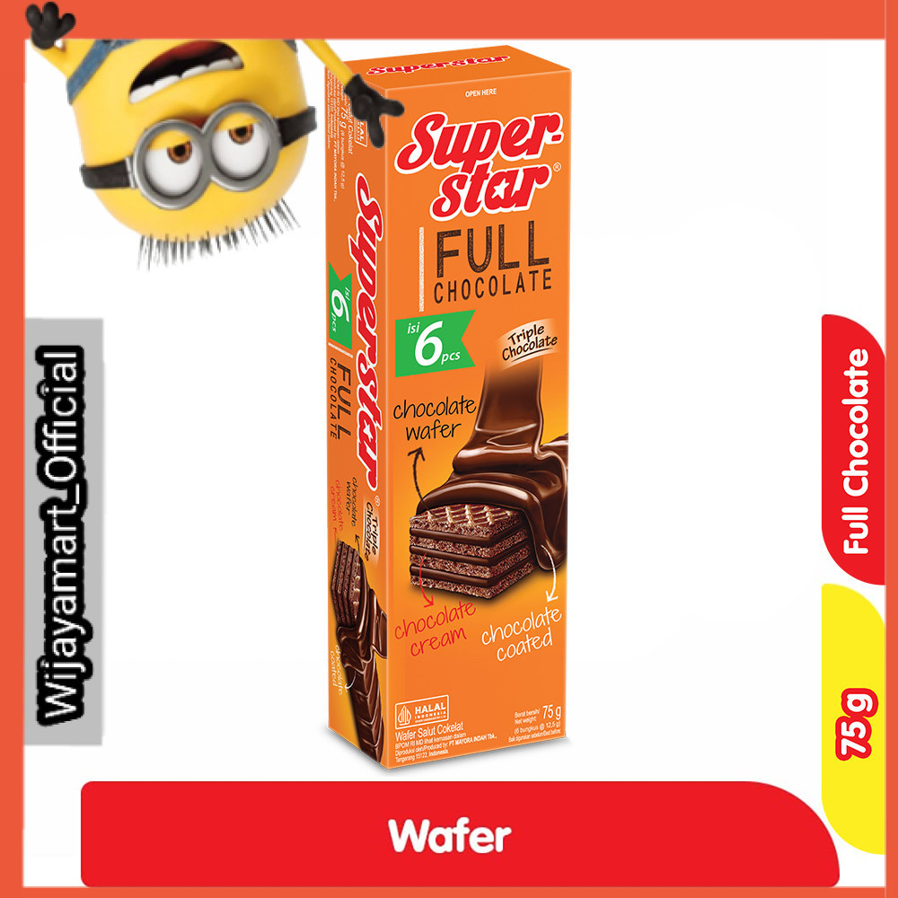 

Superstar Wafer Full Cokelat 75 g