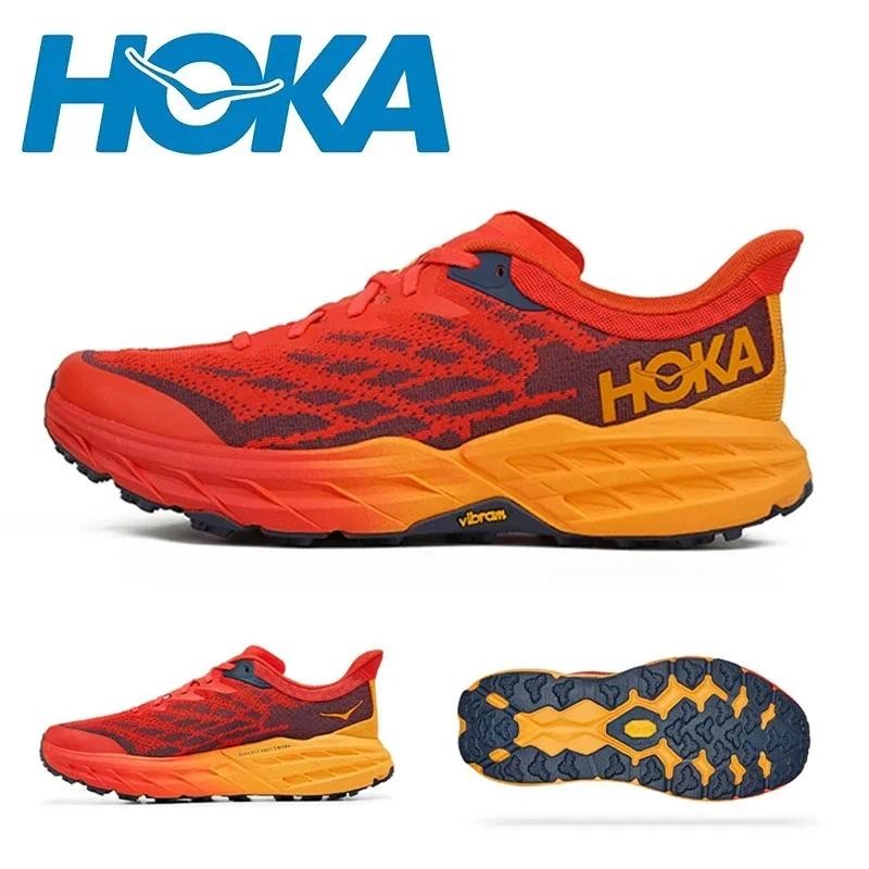 Hoka One One SPEEDGOAT 5 Men Women Road Trail Running Shoes Abrasion Resistance Cushioning Outdoor J