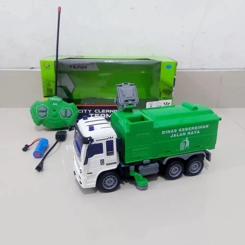 RC Truk Sampah Remote Control Batre Cas - Mainan Mobilan Remot Kontrol
