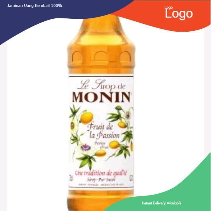 

Passion Fruit Syrup Monin 700 ml Botol Minuman Sirup Coffe