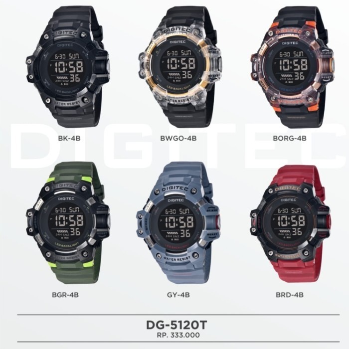 FLASH SALE Jam Tangan Digitec DG-3096T Original DG3096T DG3096 DG 3096
