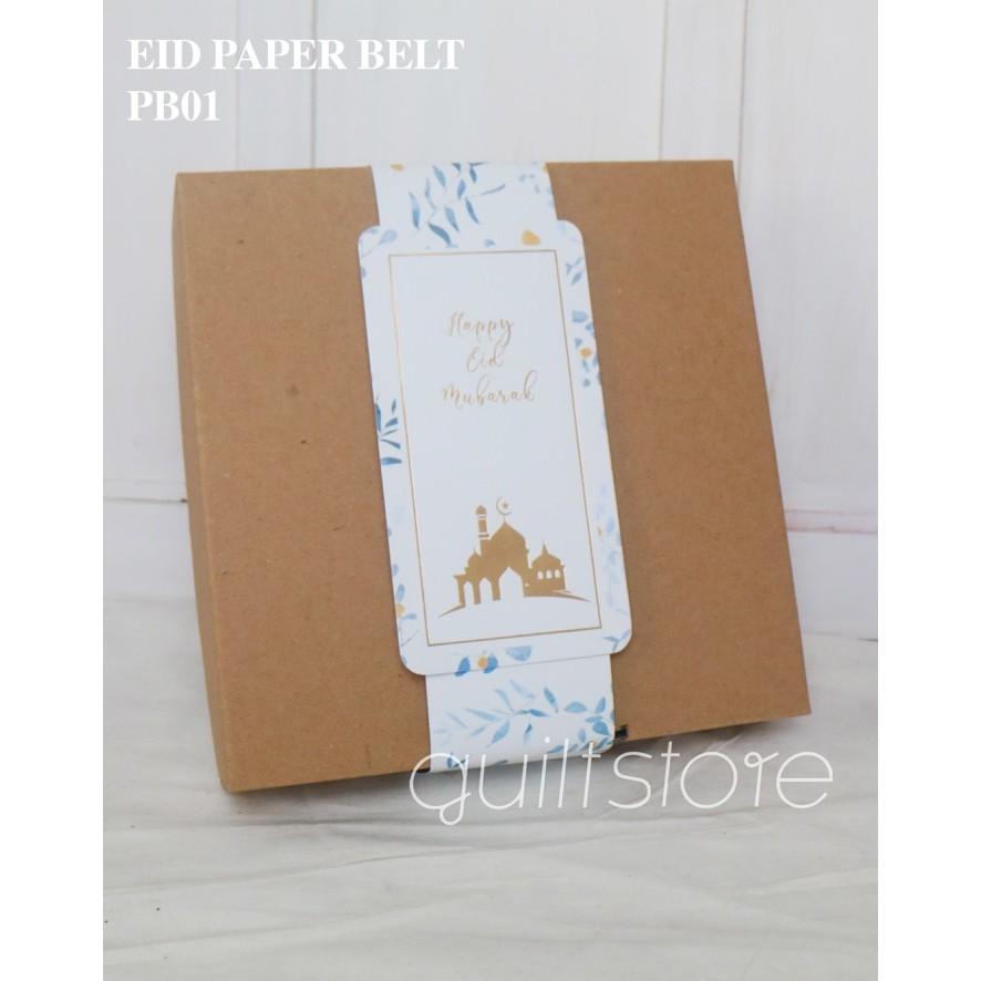 

Lebaran Idul Fitri Paper Belt Kemasan Packaging Box Hamper Toples - PB01