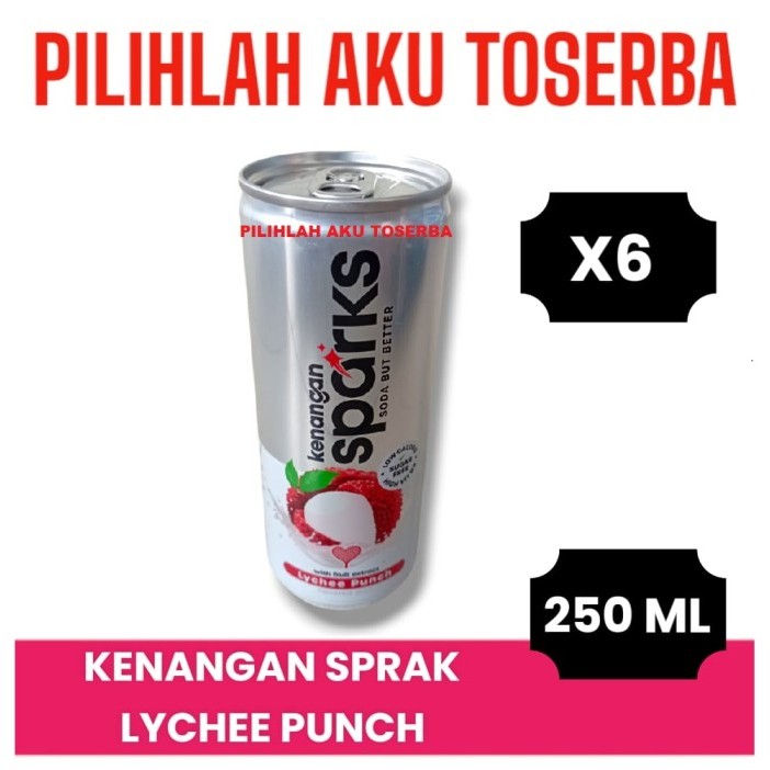 

Kenangan SPARKS LYCHEE LECI Kaleng 250 ml - ( HARGA 6 Kaleng )