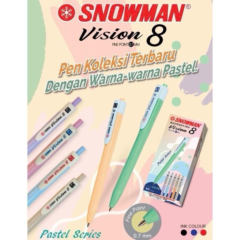 

Bolpen SNOWMAN V8 0,7 (12 pcs)
