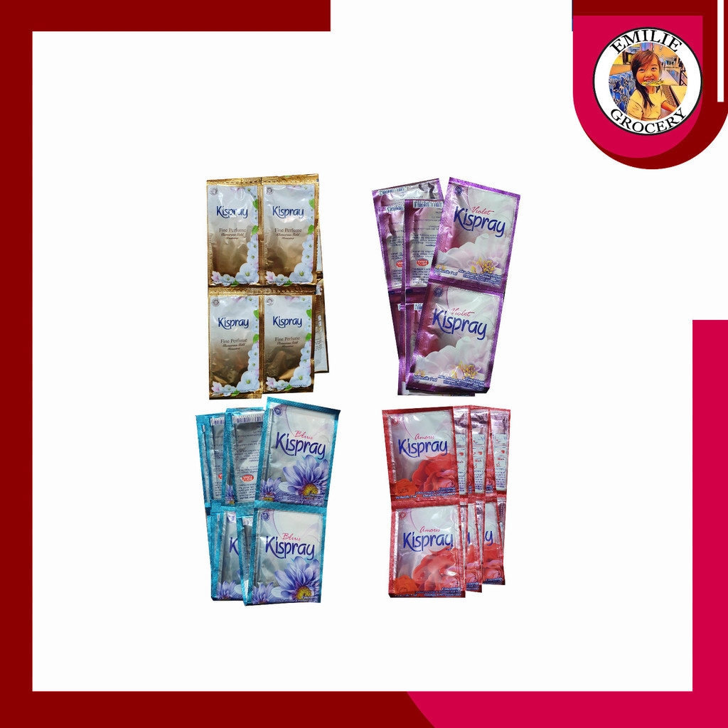 Kispray Renceng 12 Sachet Pengharum Pakaian Amoris Bluis Gold Saphire