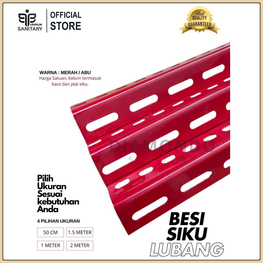 Besi Siku Lubang Tebal