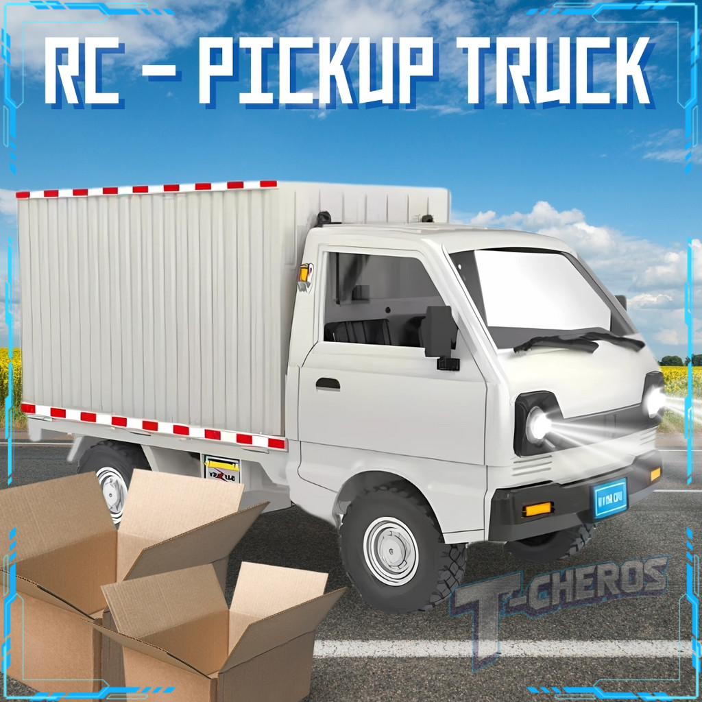 Mainan Remote Control RC Truk Cargo Suzuki D12 Mainan Truck Mobil Cargo Pickup