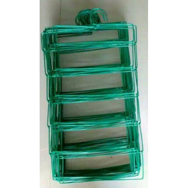 HANGER JILBAB/GANTUNGAN JILBAB BESI 6 SUSUN/GANTUNGAN JILBAB LAPIS SELANG ANTI KARAT KUAT