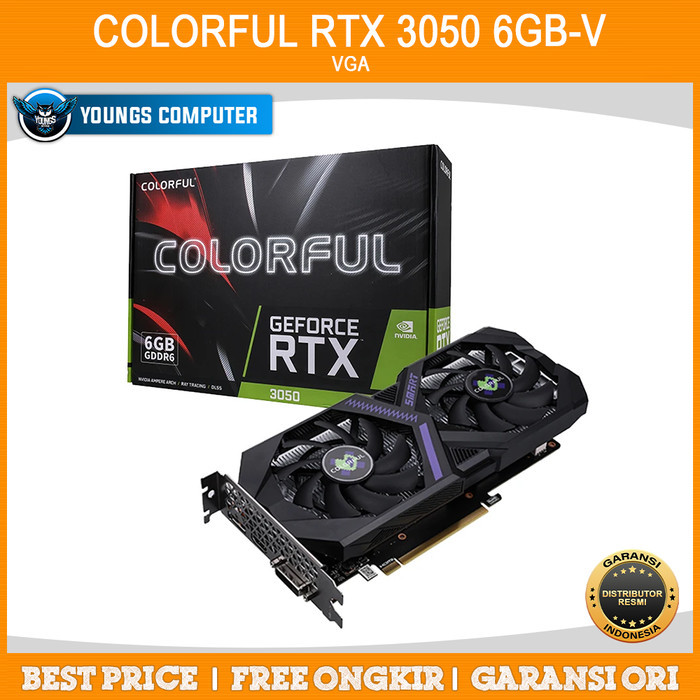 VGA COLORFUL RTX 3050 NB DUO 6GB | Geforce RTX 3050 6GB GDRR6