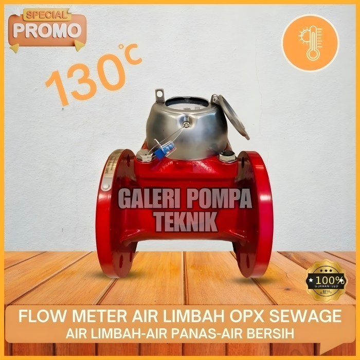 FLOW METER AIR PANAS 130° FLOW METER AIR LIMBAH 3" DN 80MM