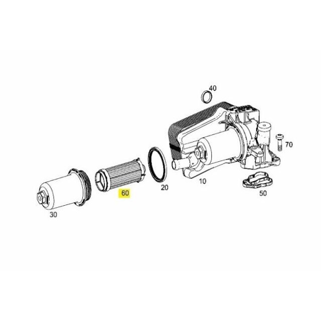 Filter oli matic Mercedes Benz W117/156/246