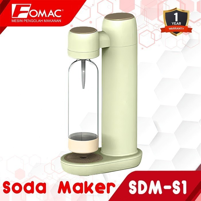 FOMAC Soda Maker SDM-S1 Mesin Pembuat Air Soda Sparkling Water Listrik