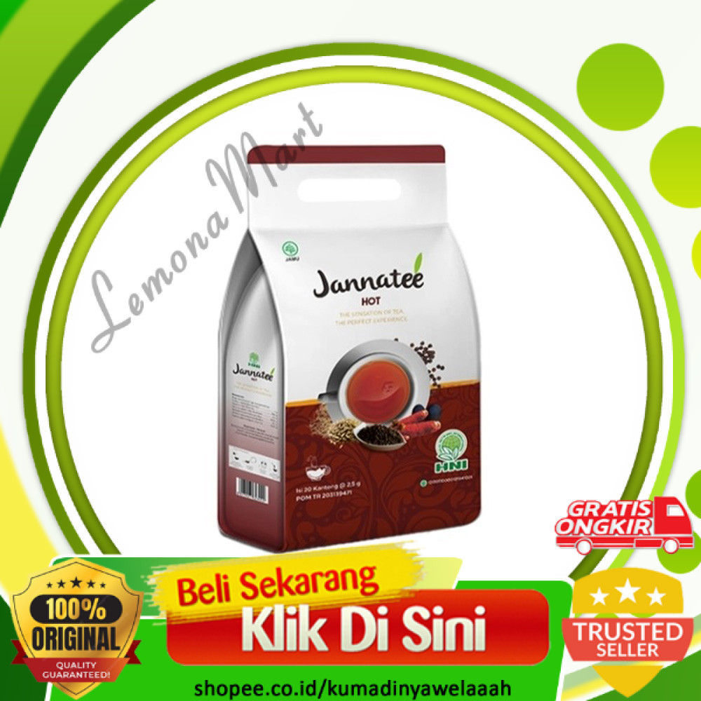 

JANNA TEA HOT HNI HPAI | Teh Herbal Sehat HK0-Lemonamart