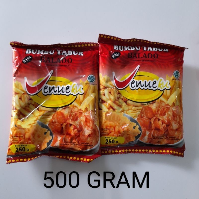 

500 GRAM BUMBU TABUR BALADO