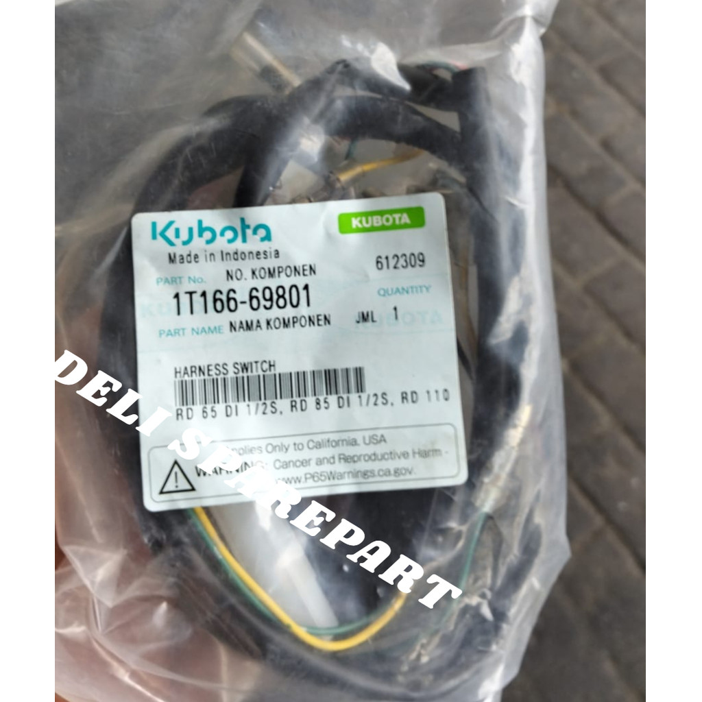 HARNESS SWITCH RD65 RD 85  RD110 DI 1/2 S  KABEL KELISTRIKAN SET DIESEL KUBOTA KABEL LAMPU SPAREPART
