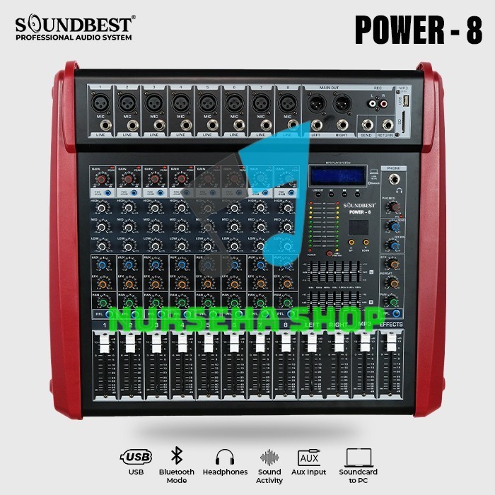 POWER MIXER SOUNDBEST POWER 8