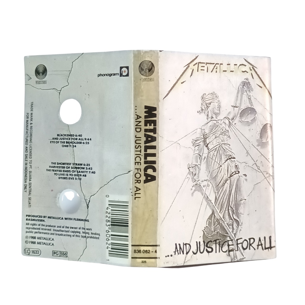 kaset Metallica And Justice for All second