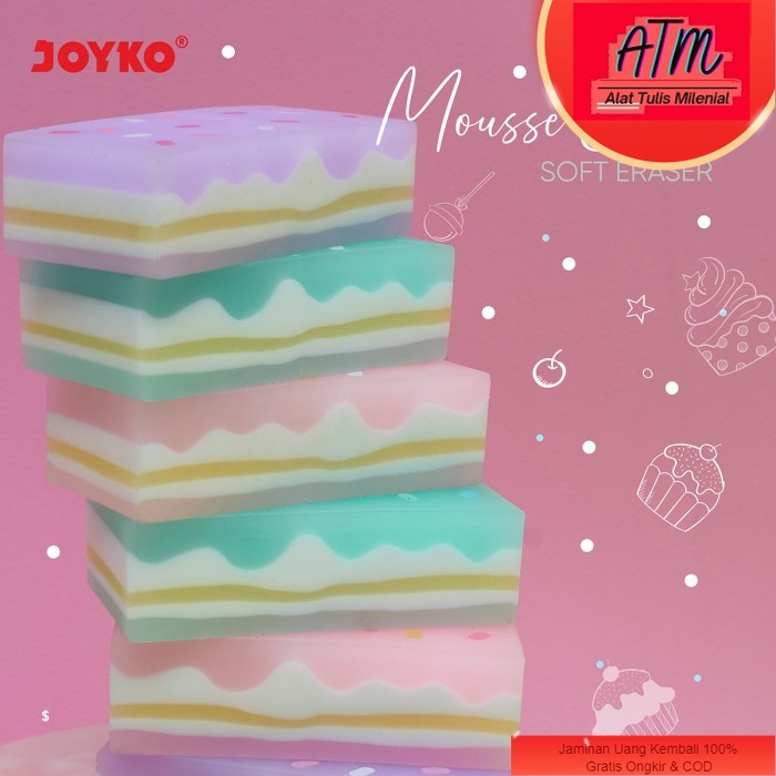 

Penghapus Eraser Joyko ERT-133 Mousse Cake