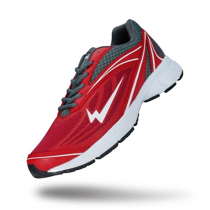 EAGLE OVERRUN OVER RUN SEPATU RUNNING OLAHRAGA PRIA ORIGINAL - MERAH ABU TUA, 40