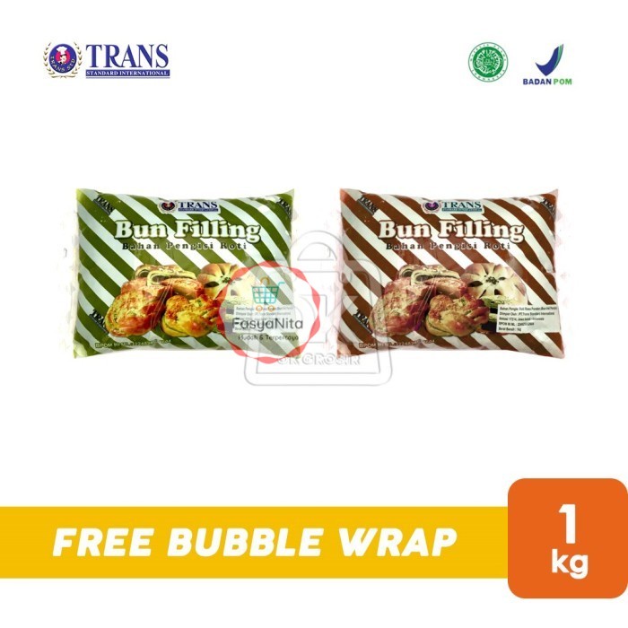 

TRANS Bun Filling / Pengisi Roti (BAG 1 Kg) - Kacang Merah - FasyAnita Mart Denpasar