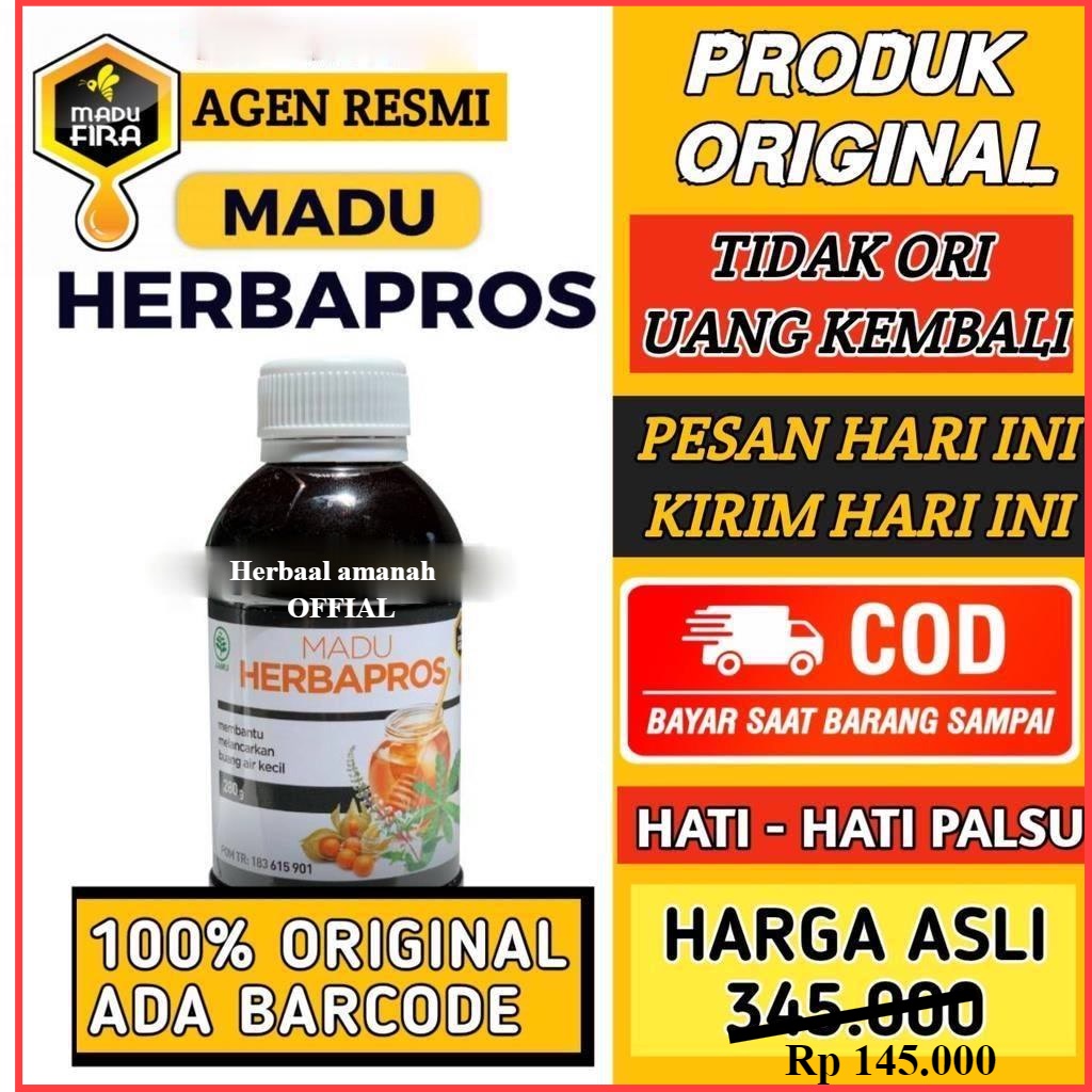 

Madu Herbapros Obat herbal Prostat Ampuh dan melancarkan buang air kecil