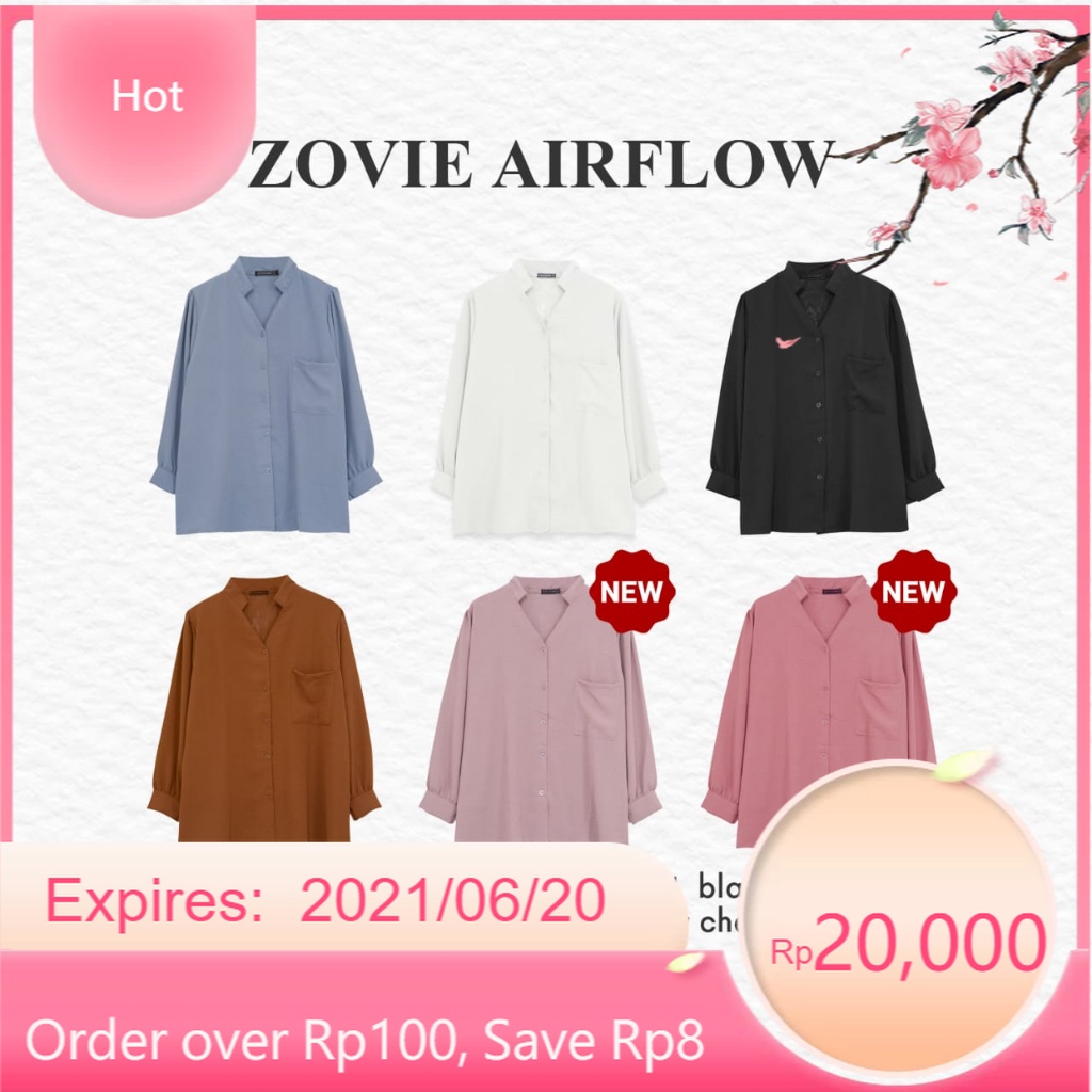 Bigissimo - Zovie Blouse | Atasan Blouse Big Size Jumbo/ STylish