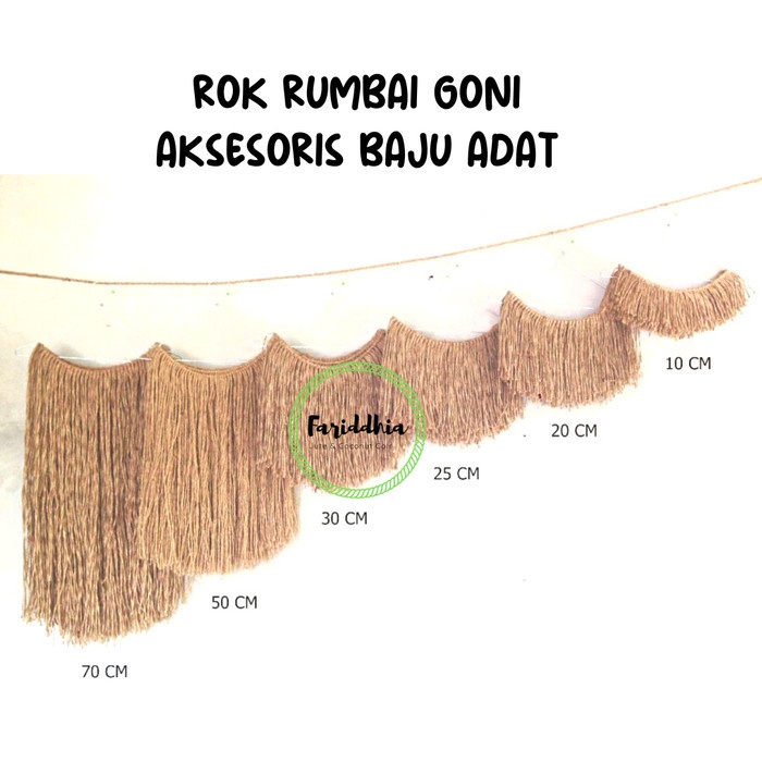 SALE -Rumbai Goni Rumbai Adat Papua Aksesoris Pria Wanita Pakaian Adat- 1.2.23