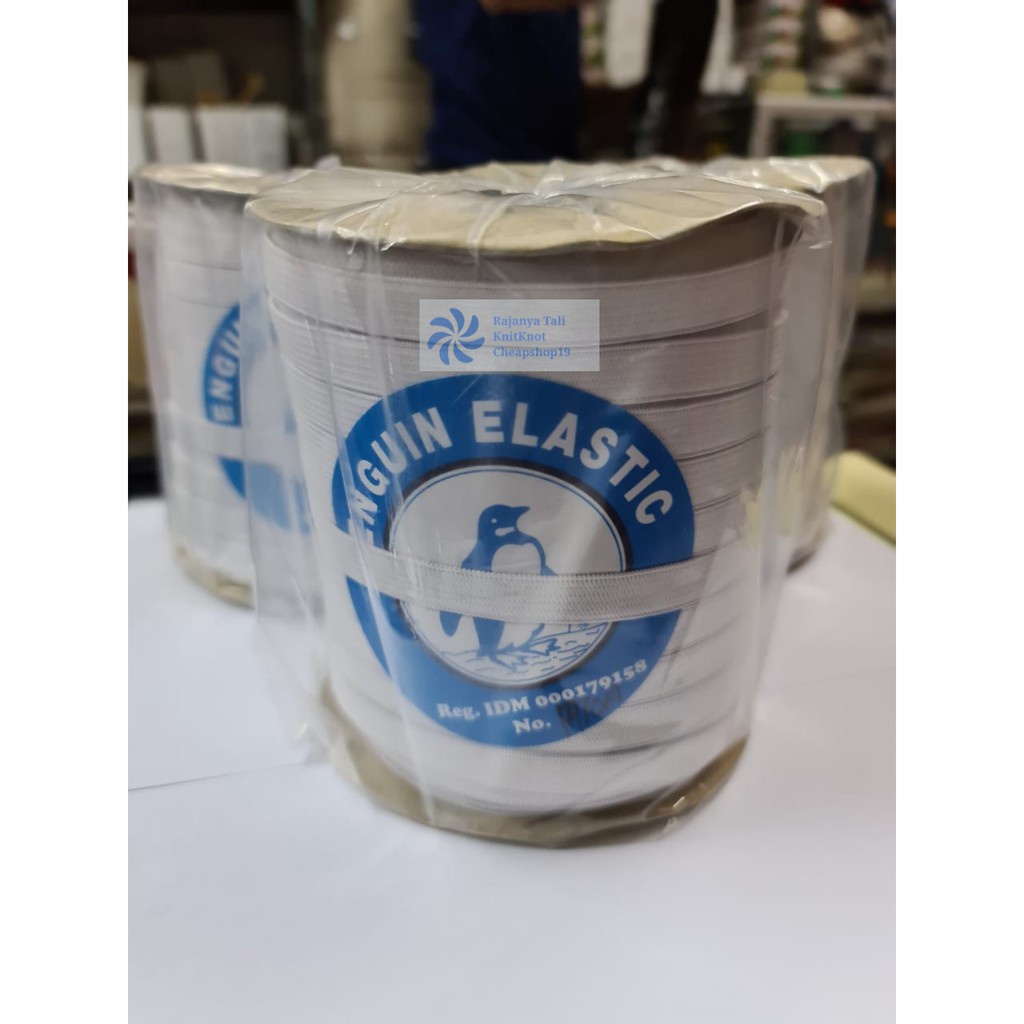 Tali Karet Penguin B10 / Elastic 10mm / Elastik 1cm 120Yard