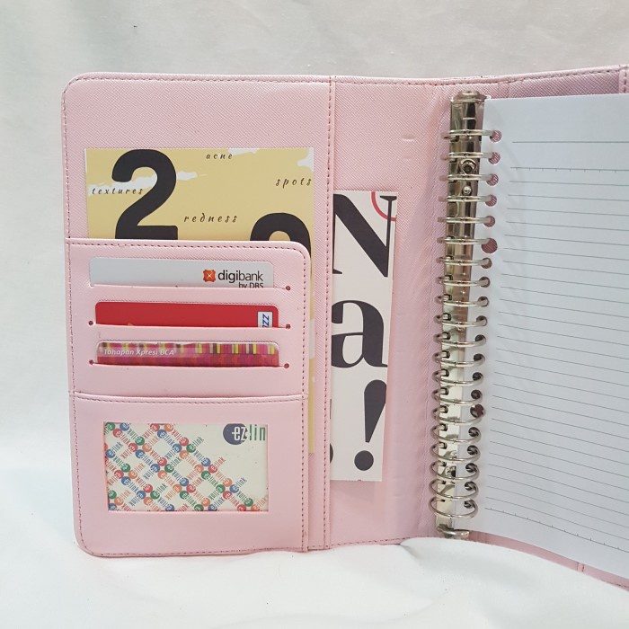 

Binder Polos Eksklusif Mewah B5 A5 20 ring 26 ring Kulit Berkualitas - A5 20 ring, Mint Green