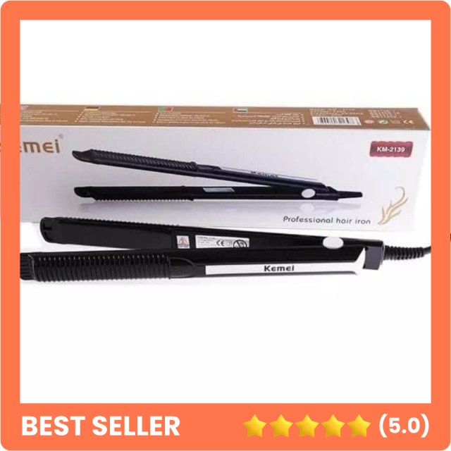 Catokan Rambut Kemei ORIGINAL 2 in 1 Pelurus dan Curly - Kemei 2139 / CATOKAN