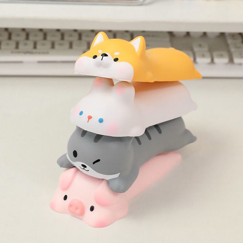 PRAMU Mouse Pad Wrist Rest Pad Keyboard Bantalan MousePad Anime Karakter Lucu resin lembut