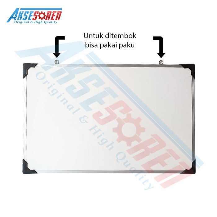 

Papan Tulis Whiteboard 30 x 50 cm / White Board Belajar Sekolah