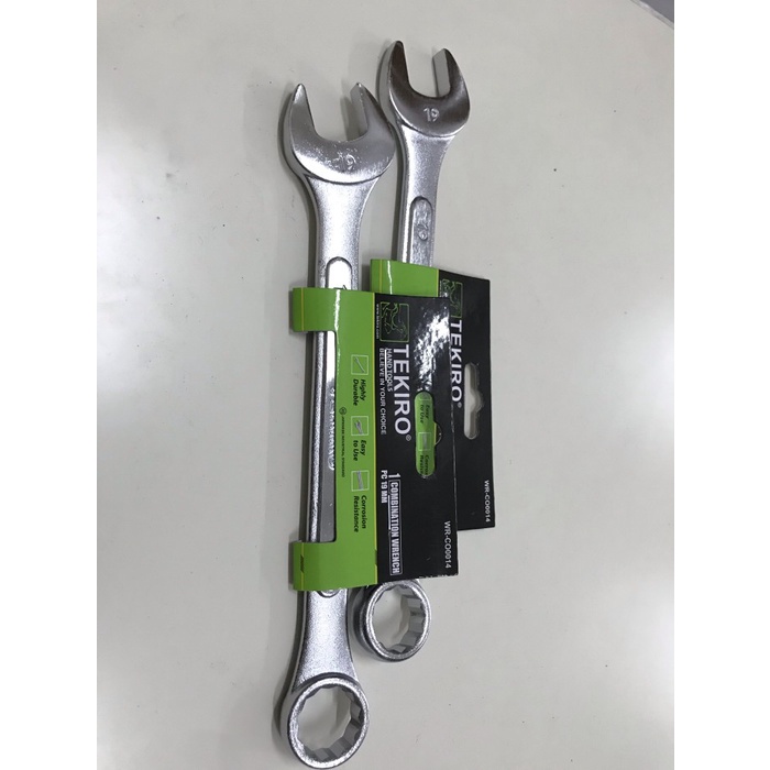 TEKIRO KUNCI RING PAS 19MM / KUNCI KOMBINASI RING PAS 19MM