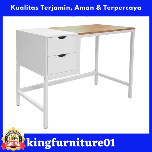 Informa Guini Meja Kantor - Putih/meja kantor/meja