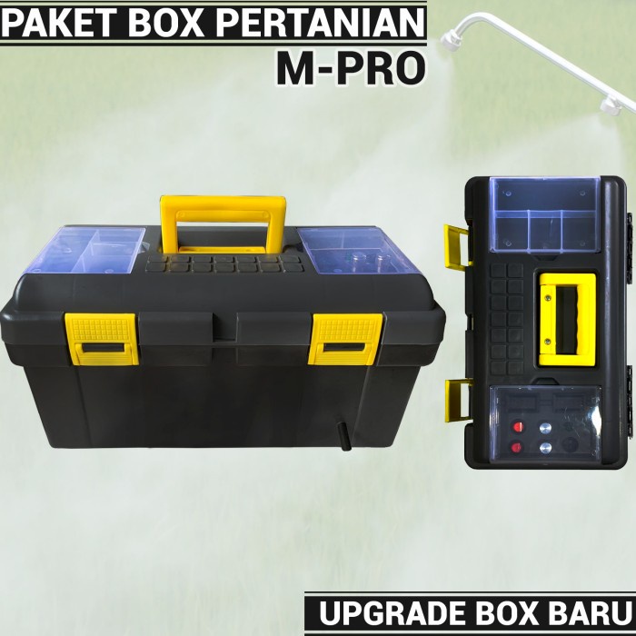 Paket Pompa Box Pertanian M-PRO - Dual Potensio dual Voltmeter