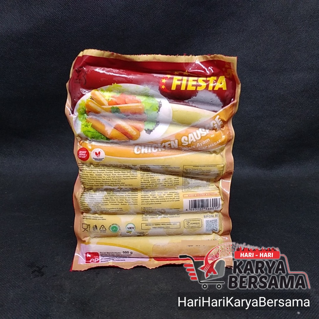 

[GOJEK / GRAB ONLY] FIESTA CHICKEN SAUSAGE SOSIS 500GR