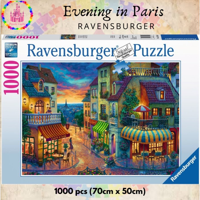 Ravensburger Evening in Paris 1000 pcs Jigsaw Puzzle