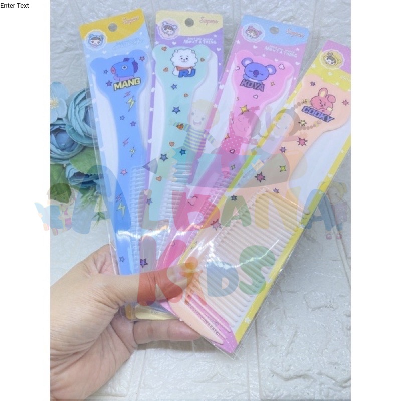 (Ecer) Sisir Rambut Karakter Lucu Hello Kitty