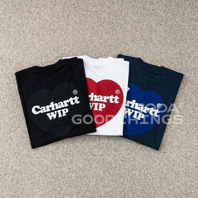 Carhartt wip Carhart love letter print crewneck casual short sleeve T-shirt