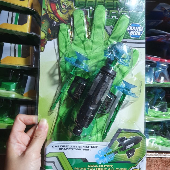 [ BEST SELLER ] - VS - Mainan Anak Sarung Tangan Spiderman Hulk Captain Amerika Marvel Mainan - Hulk