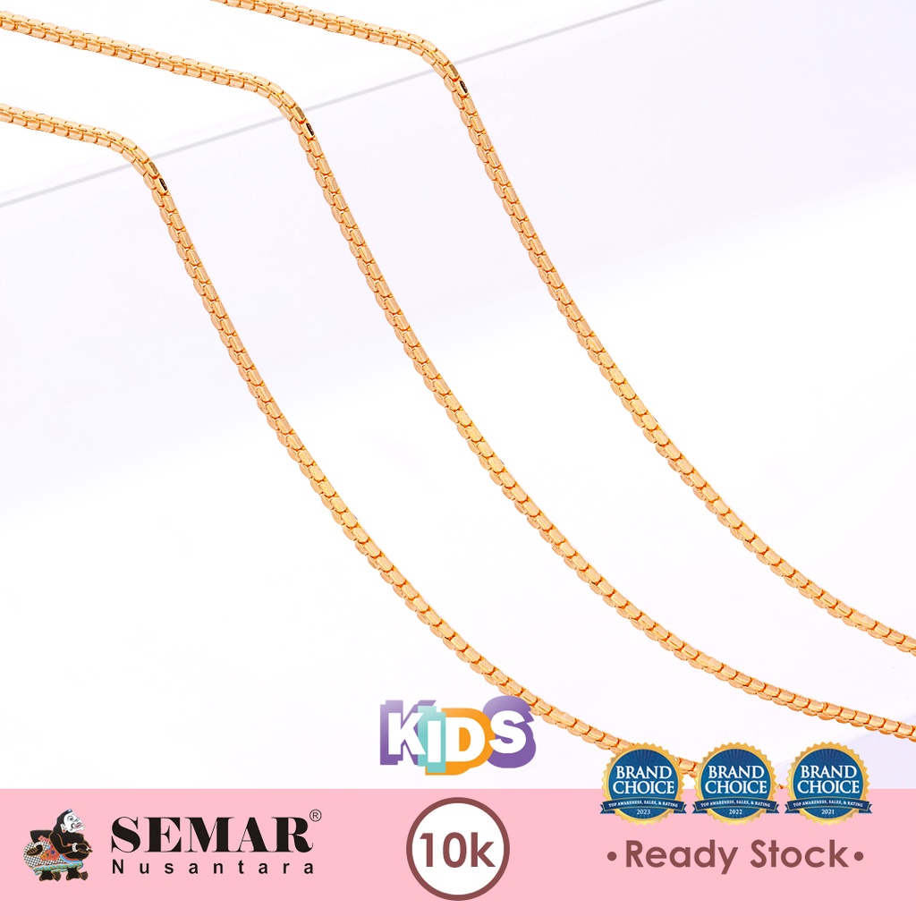 Kalung Emas Anak Santa Polos Gold 10K Semar Nusantara