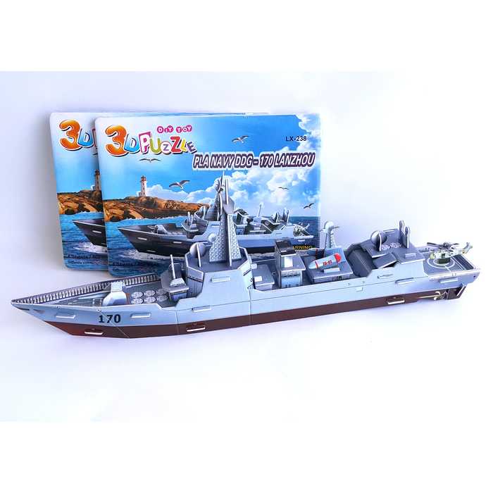 3D Puzzle Toy - Puzzle 3 Dimensi Navy Ship