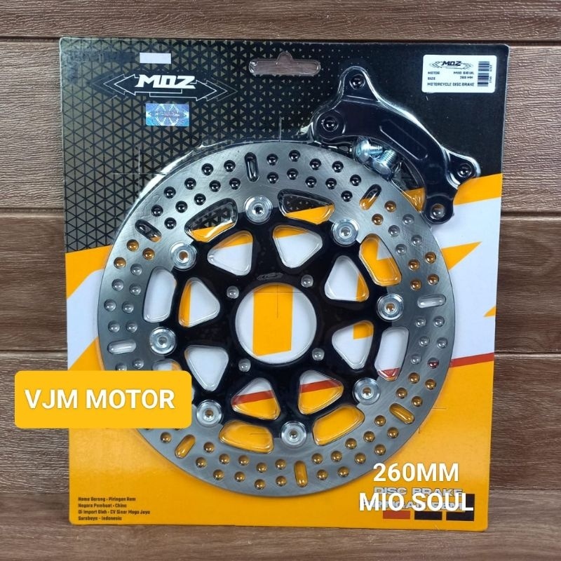 Disc piringan cakram 260mm model PSM Mio sporty Mio soul Mio smile Xeon Lebar 260 mm plus breket cak