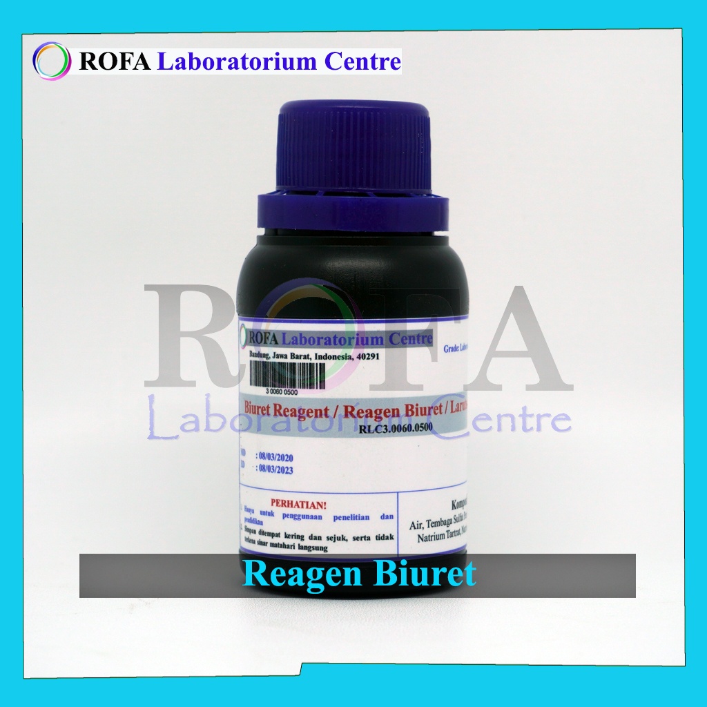 Larutan Biuret / Reagen Biuret / Biuret Reagent / Larutan Uji Protein 100 - 1000 mL