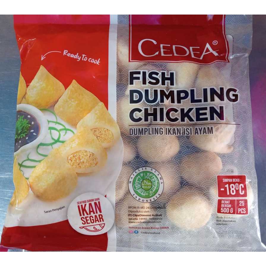 

Cedea Fish Dumpling Chicken/Dumpling Ikan Isi Ayam Frozen