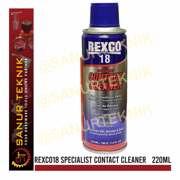 REXCO18 REXCO-18 SPECIALIST CONTACT CLEANER 220 ml 220ml