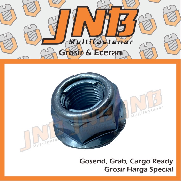 MUR LOCK AS RODA M12 K.19 RODA DEPAN MATIC, DEPAN BELAKANG BEBEK MUR KUNCI MUR RODA MOTOR MUR AS ROD