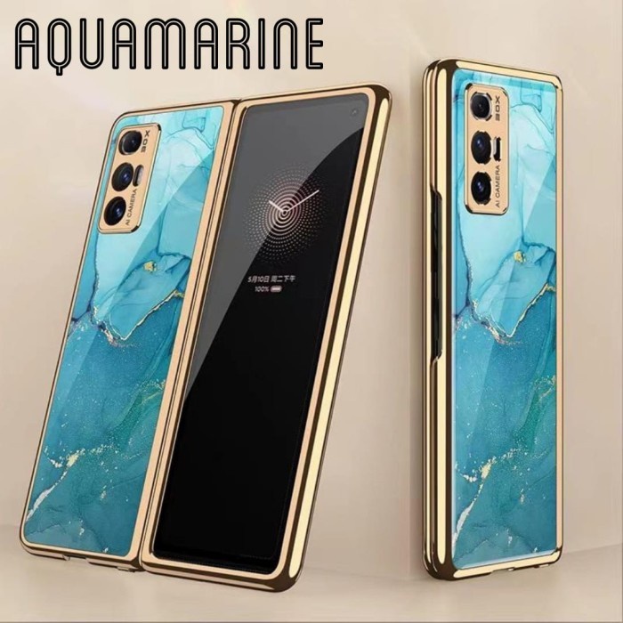 Casing Samsung Galaxy Z Fold 2 Glass Motif Permata Case GKK Original Pelindung Hp